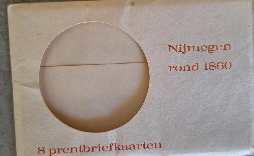 8 prentbriefkaarten / ansichtkaarten Nijmegen rond 1860, Verzamelen, Ansichtkaarten | Nederland, Ophalen of Verzenden, Gelderland