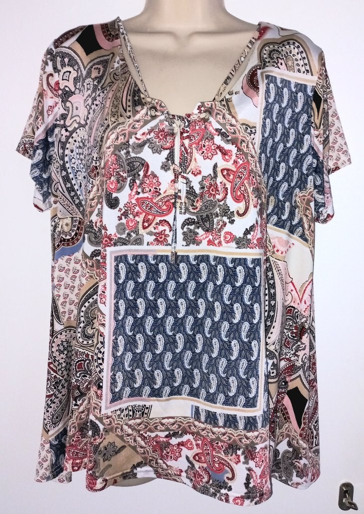 Paprika top maat 46, Kleding | Dames, Ophalen of Verzenden, Zo goed als nieuw, Meerkleurig, Shirt of Top