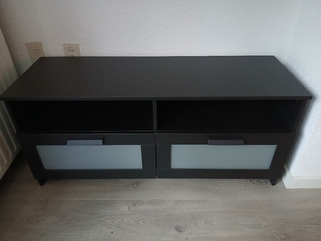 Tv meubel Brimnes, Ophalen, 100 tot 150 cm, Zo goed als nieuw, Minder dan 100 cm