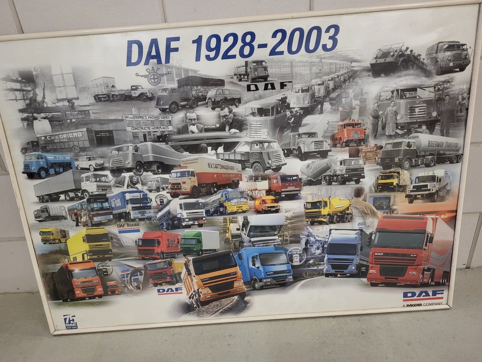 poster van DAF., Ophalen, 500 t/m 1500 stukjes