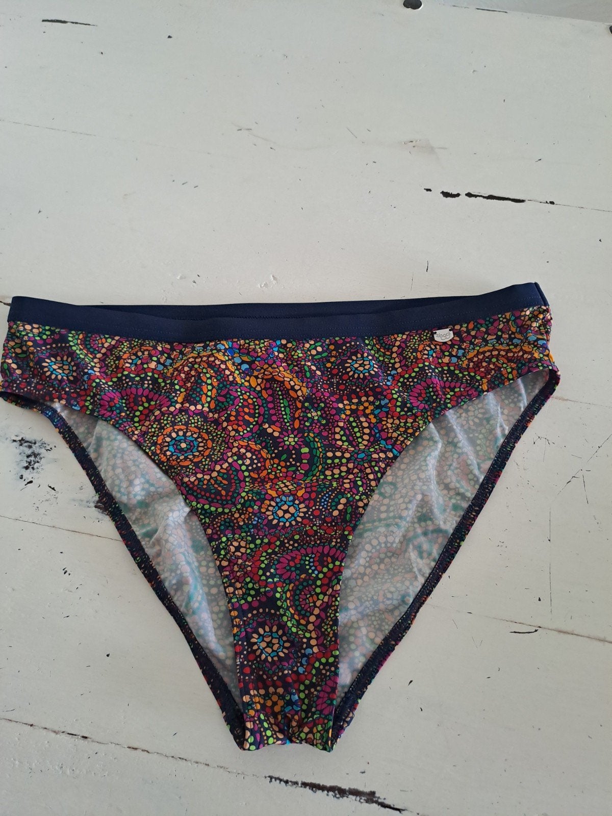 Sloggi bikinislip maat 42 donkerblauw/meerkleurig, Ophalen, Overige typen, Blauw, Nieuw