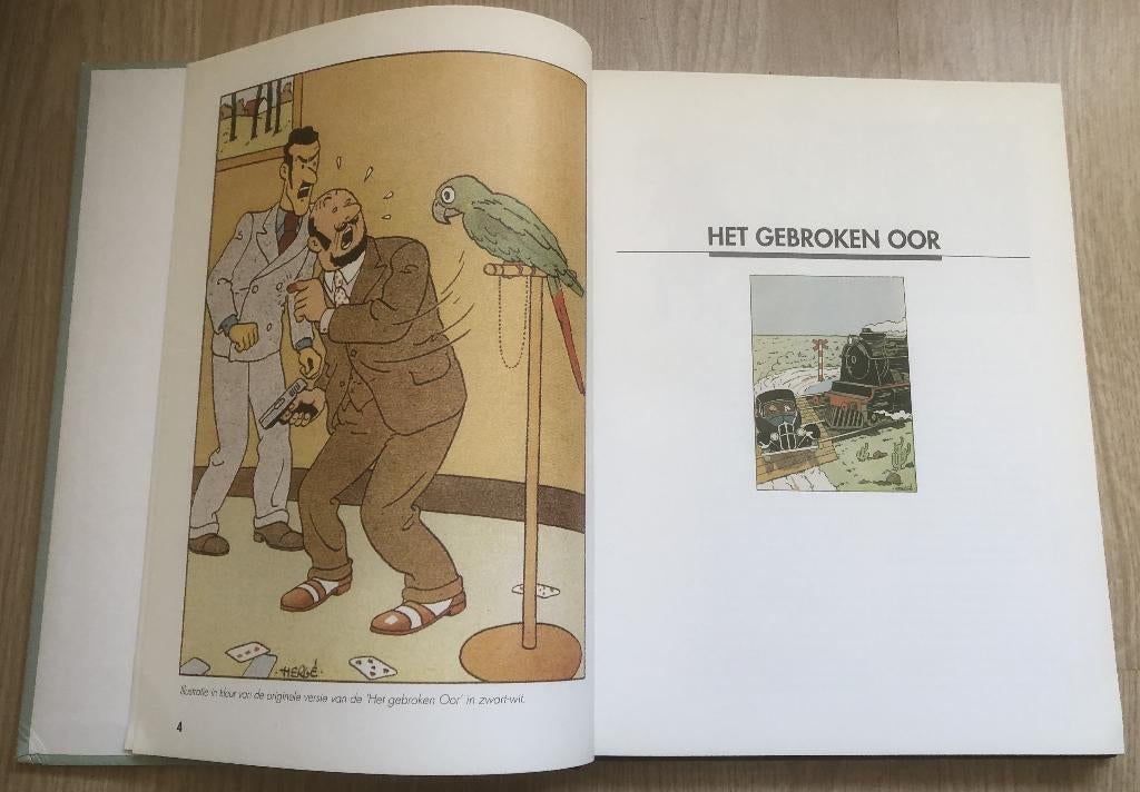 KUIFJE -HET GEBROKEN OOR/DE ZWARTE ROTSEN/QUICK& FLUPKE, Eén stripboek, Ophalen of Verzenden, Zo goed als nieuw, Hergé