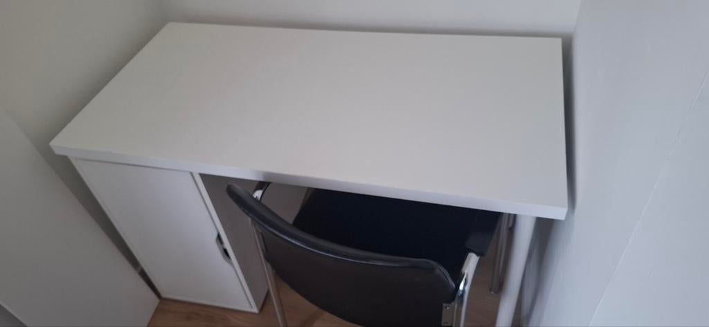 IKEA bureau LAGKAPTEN/ALEX met opbergruimte, Huis en Inrichting, Bureaus, Ophalen, Opbergruimte, Gebruikt, Spaanplaat of MDF