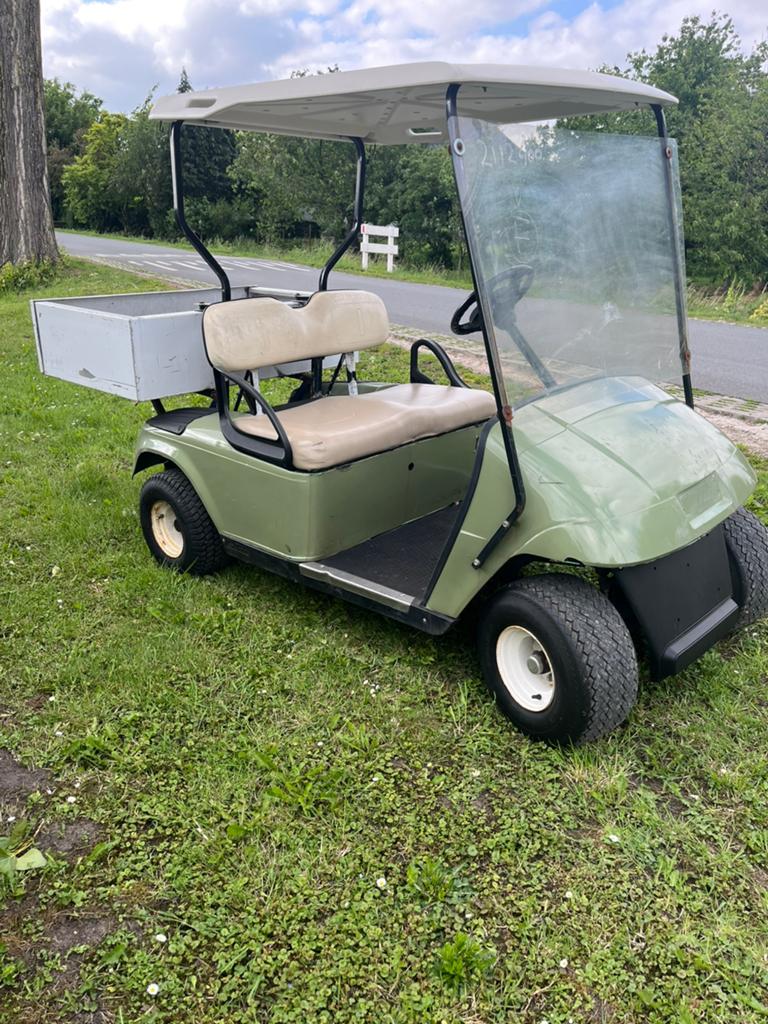 Ezgo textron golfkar werkbak automaat elektrisch goede accu✅, Ophalen of Verzenden, Zo goed als nieuw, Golfkar