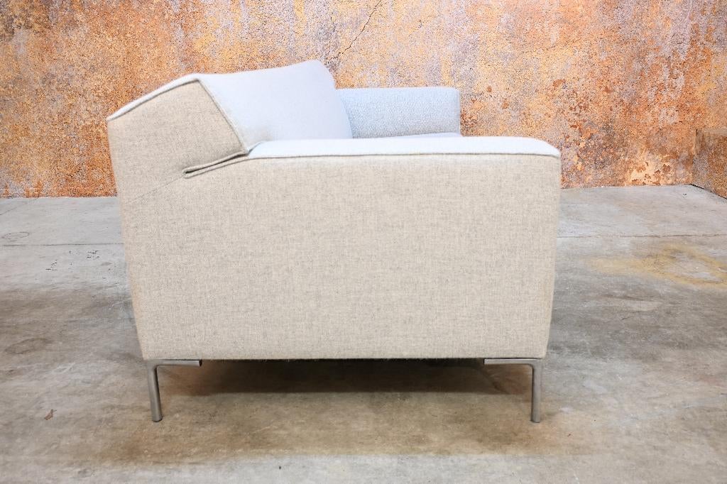 Als NIEUW! Design on Stock Bloq bank in Amdal stof, Design on Stock, 75 tot 100 cm, Ophalen of Verzenden, Rechte bank