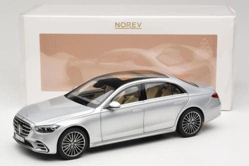 Mercedes S-Klasse AMG-line 2021 Brilliant Silver 1:18 Norev, Hobby en Vrije tijd, Modelauto's | 1:18, 70-72 avenue de Bohlen 69120 Vaulx-en-Velin