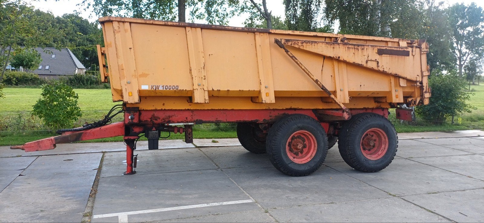 peecon 10 ton kieper kipper kipwagen kiepwagen, Ophalen, Transport