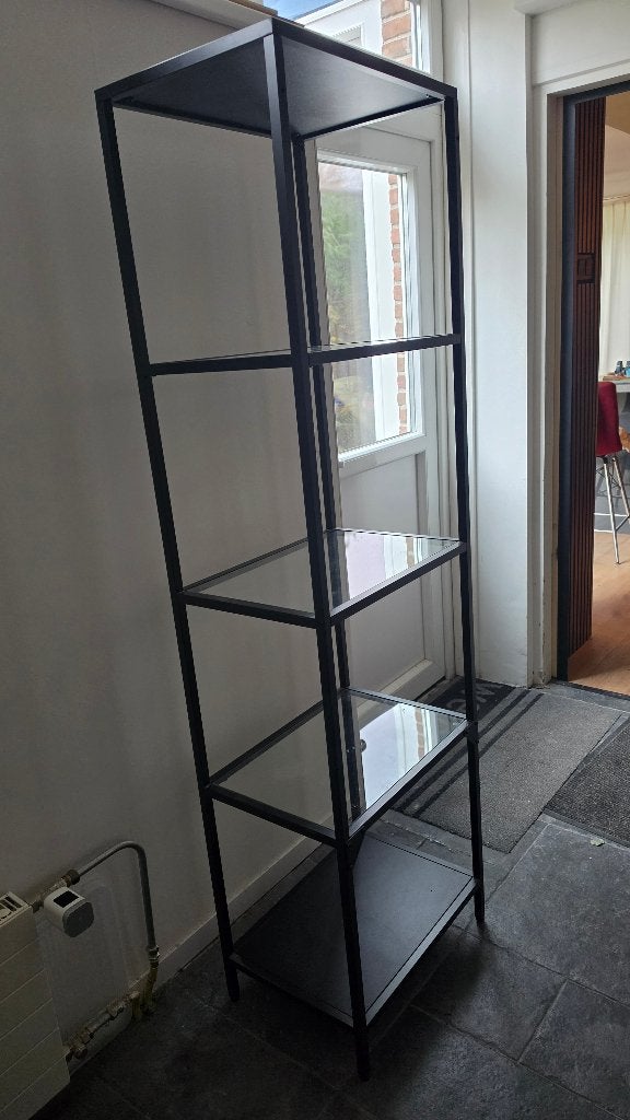 Industriële stellingkast met 5 etages - Ikea Vittsjo, Ophalen, Gebruikt