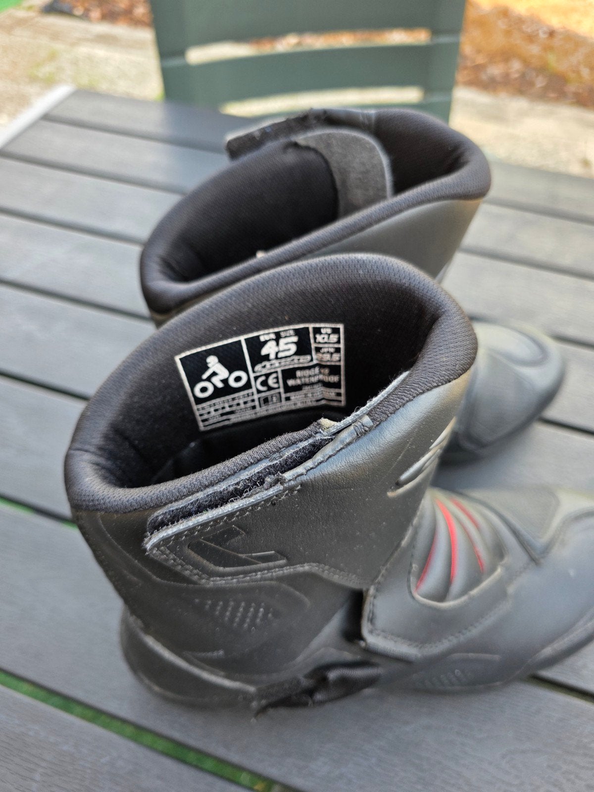 Alpinestars Ridge v2 Drystar motorlaarzen maat 45, Motoren, Ophalen of Verzenden, Tweedehands, Laarzen