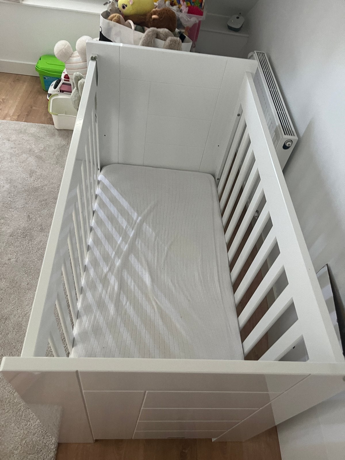 Bopita ledikant wieg hoogte verstelbaar matras aerosleeper, Kinderen en Baby's, Babywiegjes en Ledikanten, Ophalen, Gebruikt, Ledikant