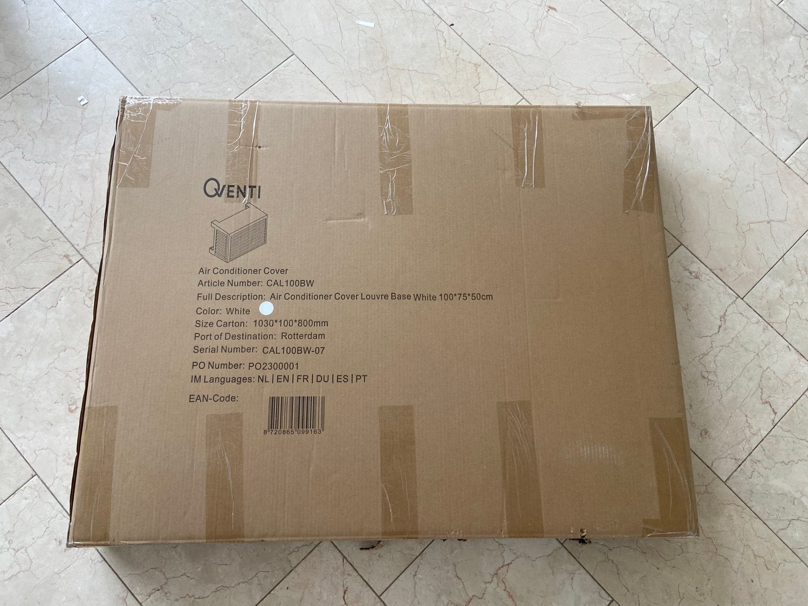 Qventi airco omkasting, Ophalen, Minder dan 60 m³, Nieuw, 3 snelheden of meer