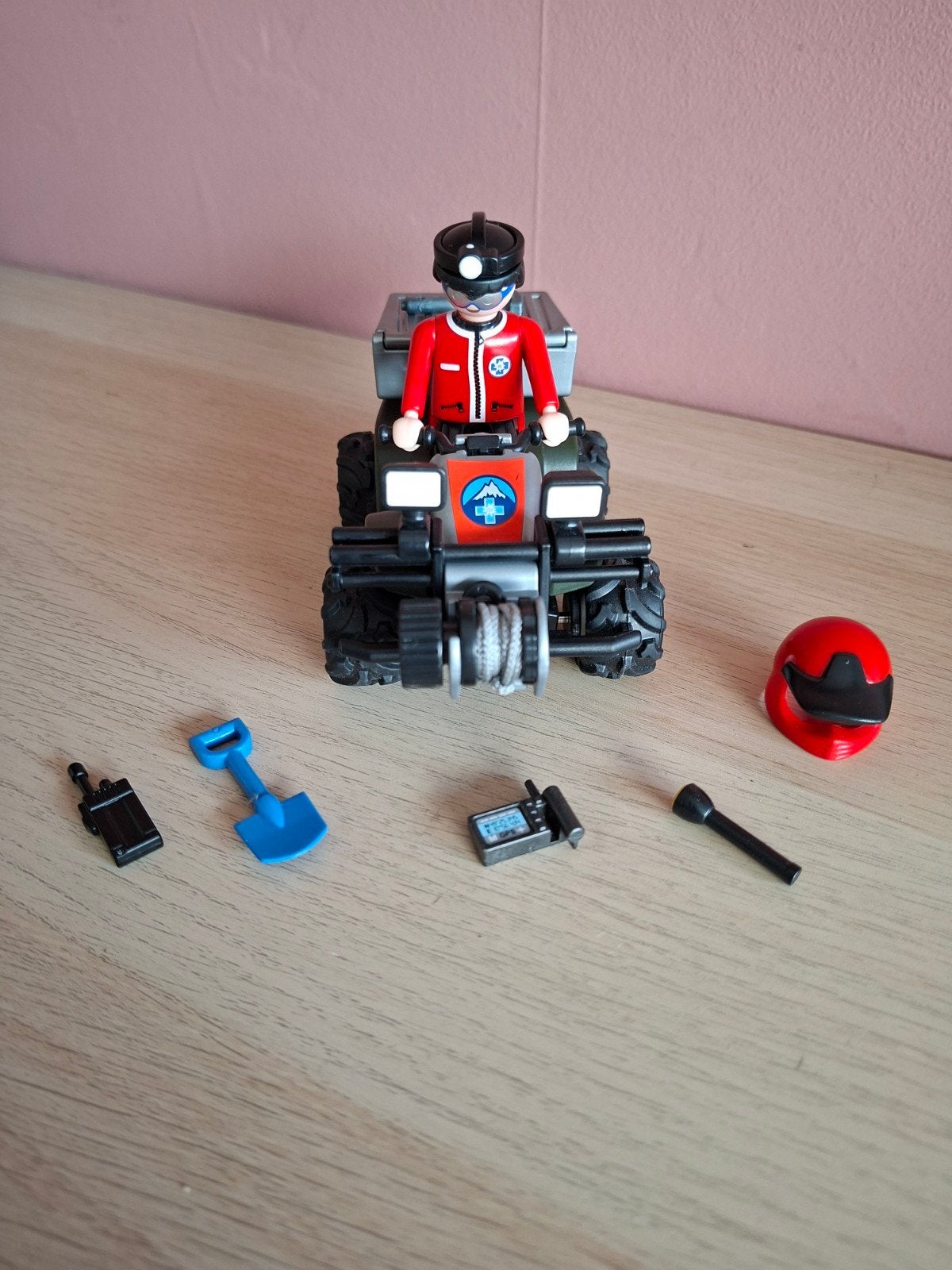 Playmobil Quad met figuur en accessoires, Ophalen of Verzenden, Gebruikt, Jongen of Meisje