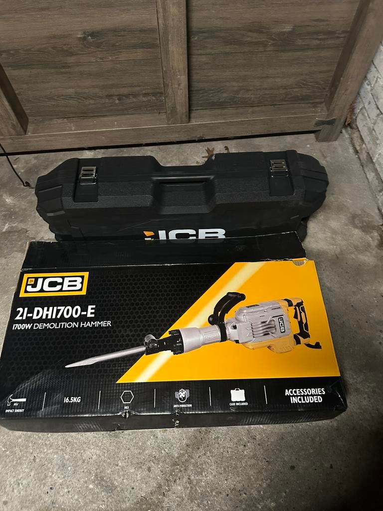 Nieuwe  zware JCB sloophamer, Doe-het-zelf en Verbouw, Gereedschap | Overige machines, Ophalen of Verzenden, Zo goed als nieuw
