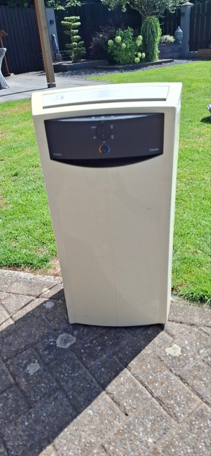 Mobiele airco Carrier - Koelen en Ventileren, Witgoed en Apparatuur, Ophalen, Gebruikt, Minder dan 60 m³, 3 snelheden of meer