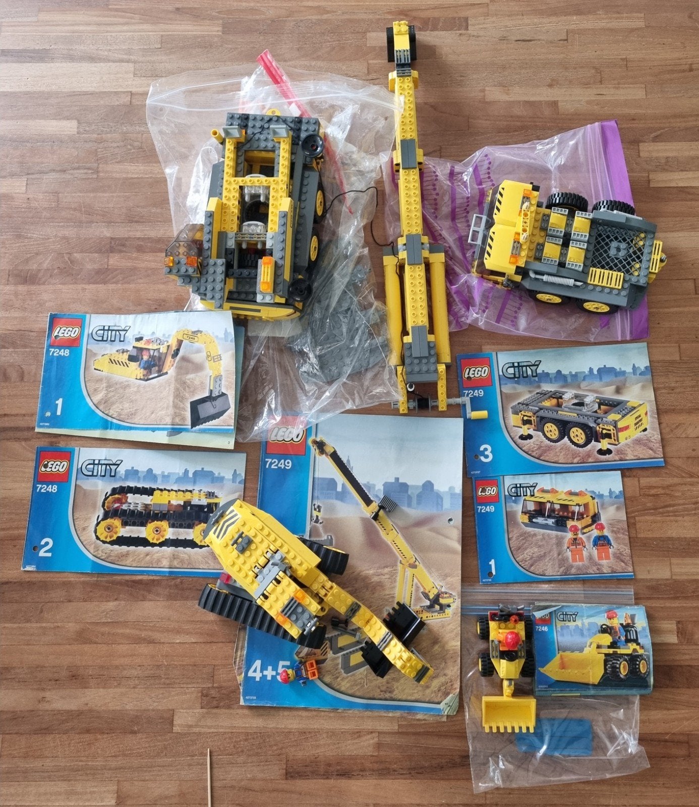 Lego City set 7248 en 7249, Ophalen of Verzenden, Gebruikt