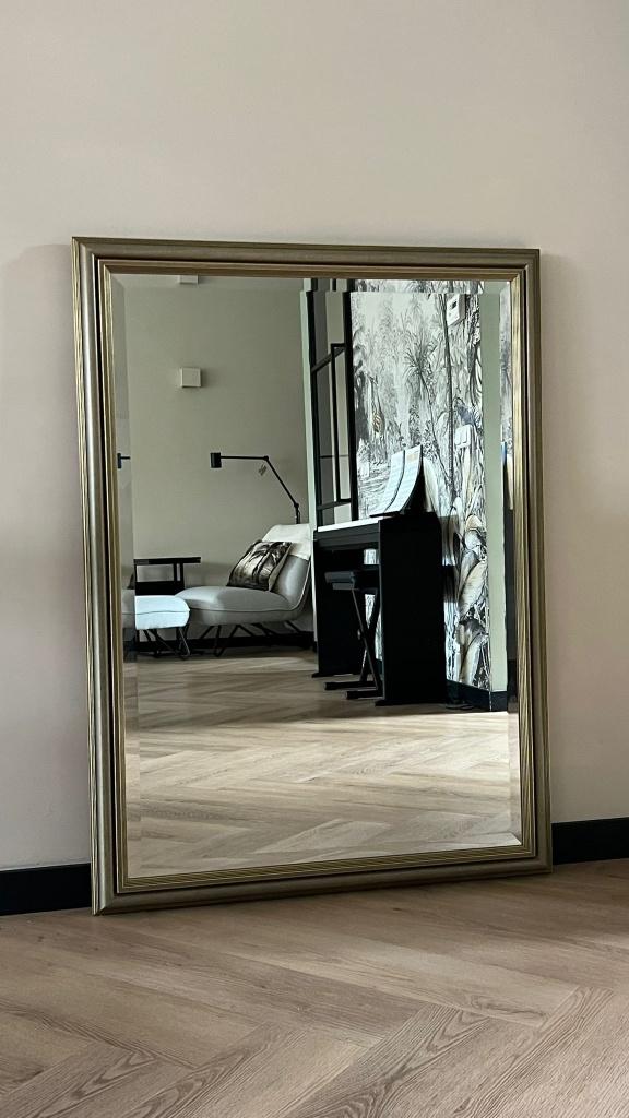 Luxe facet spiegel 80x110 sierlijst hotel chique, Ophalen, 100 tot 150 cm, Zo goed als nieuw, 75 tot 100 cm