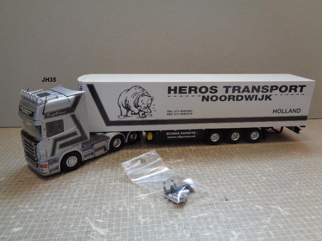 tekno scania heros transport, Ophalen of Verzenden, Nieuw, Bus of Vrachtwagen, Tekno