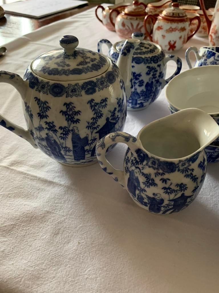 Mooi Servies blauw, Ophalen of Verzenden