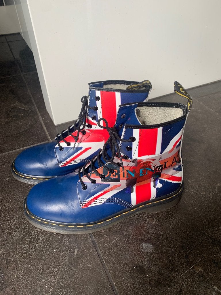 Dr.Martens boots Union Jack  11/45,5, Overige kleuren, Boots, Ophalen of Verzenden, Zo goed als nieuw