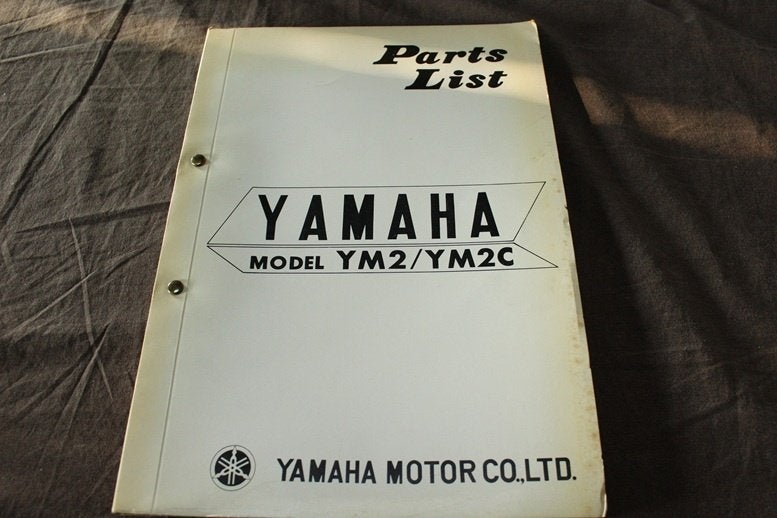 Yamaha YM2 YM2C 1966 305 cc twin motorcycle parts list, Ophalen of Verzenden, Yamaha