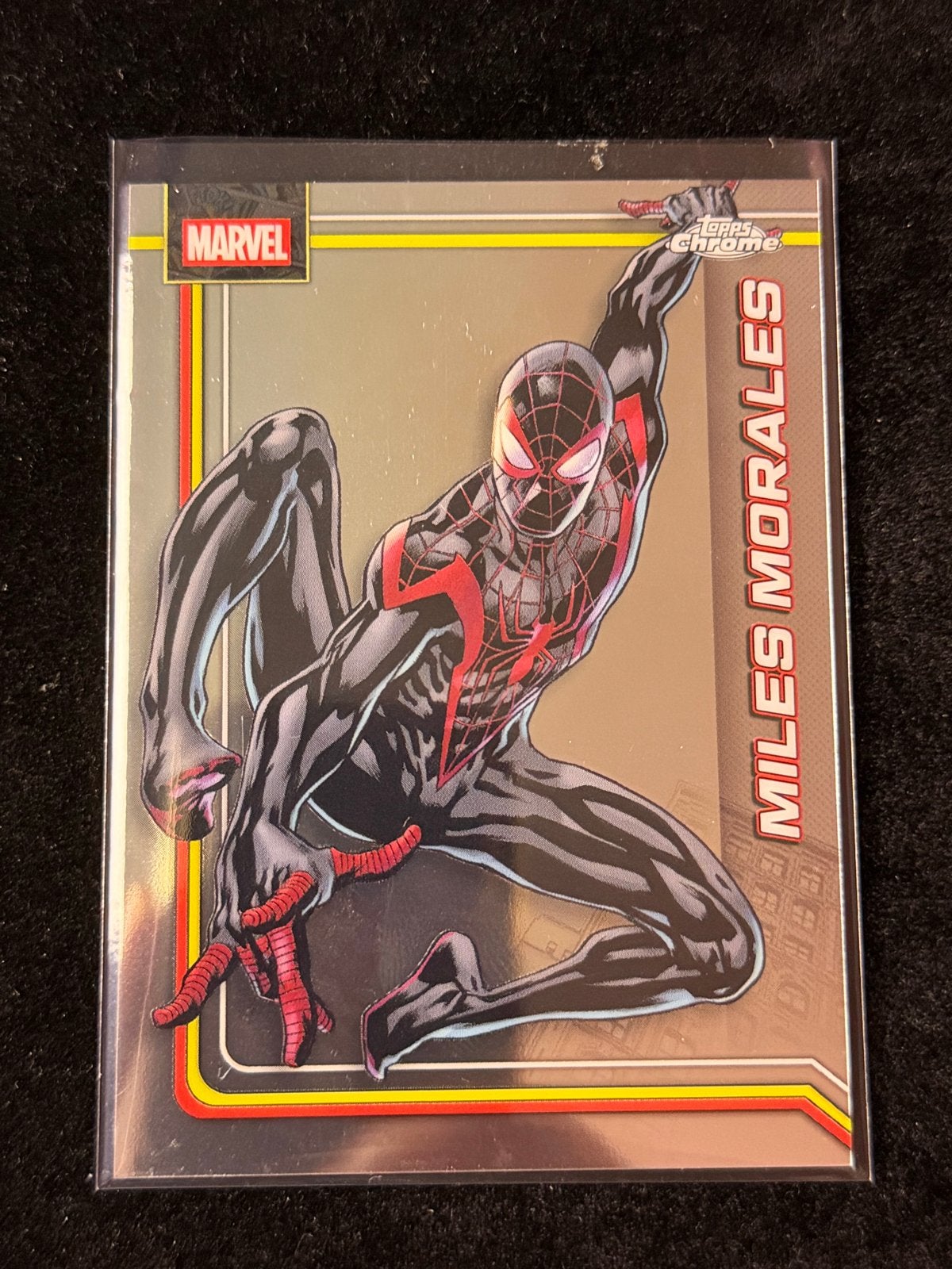 Topps Chrome Marvel Miles Morales Kaart #078, Ophalen, Zo goed als nieuw