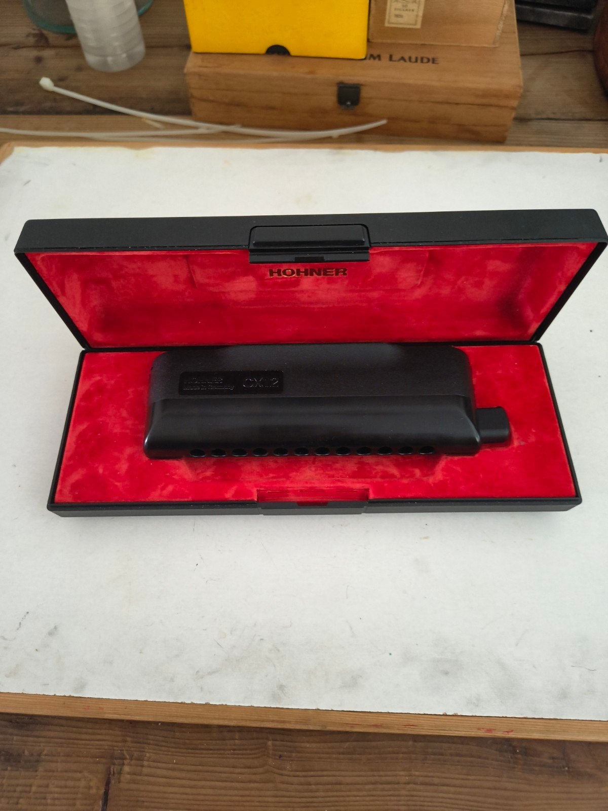 Hohner CX12 Black Chromatische Mondharmonica (Toonsoort C), Muziek en Instrumenten, Blaasinstrumenten | Mondharmonica's, Ophalen