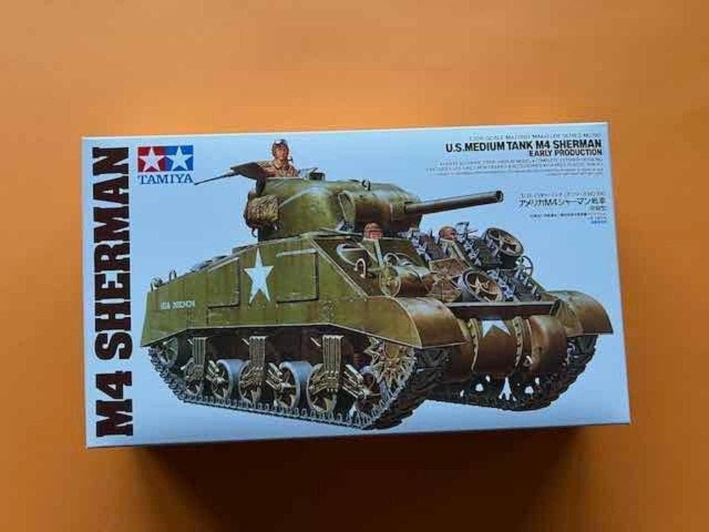 Tamiya M4 Sherman tank 1/35 **190, Italeri, Verzenden, 1:32 tot 1:50, Overige typen