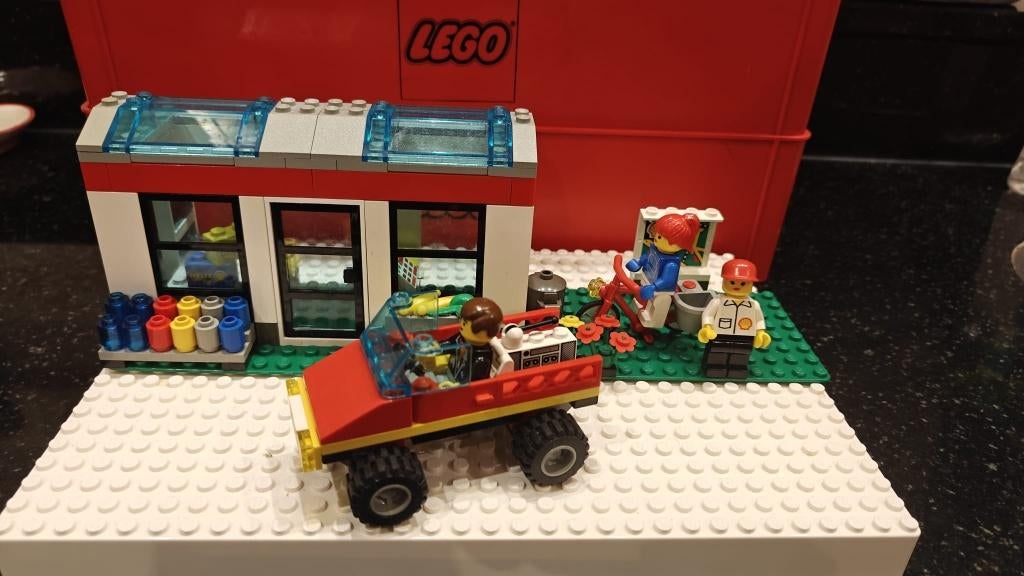 Lego System Shell Convenience Store 1254, Kinderen en Baby's, Speelgoed | Duplo en Lego, Gebruikt, Overige thema's, Lego, Ophalen of Verzenden