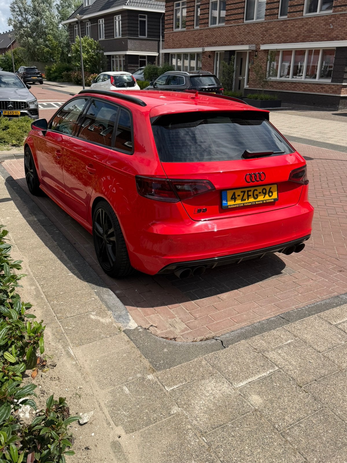 Audi S3 2.0 Tfsi 221KW Sportback Quattro 2014 Rood, Automaat, S3, Zwart, 4 cilinders