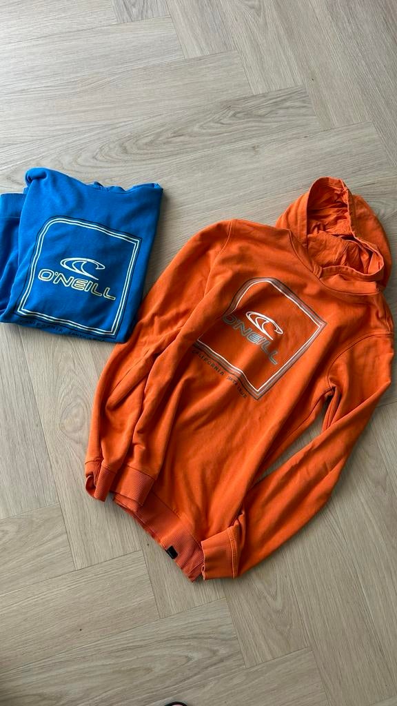 Oranje o’neill capuchon trui sweater koningsdag mt 176, Ophalen of Verzenden, Zo goed als nieuw, Jongen of Meisje, Trui of Vest