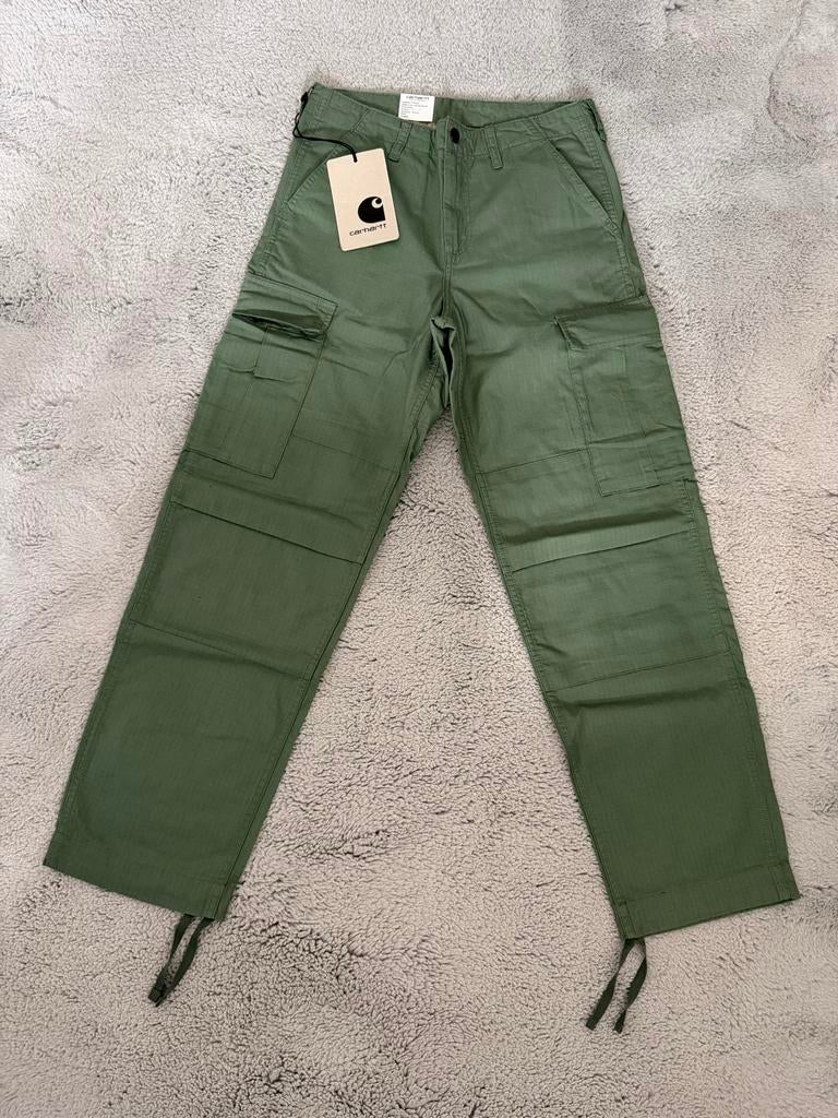 Carhartt Regular Cargo Pants Groen - Nieuw met labels, Ophalen of Verzenden, Nieuw, Maat 46 (S) of kleiner, Groen