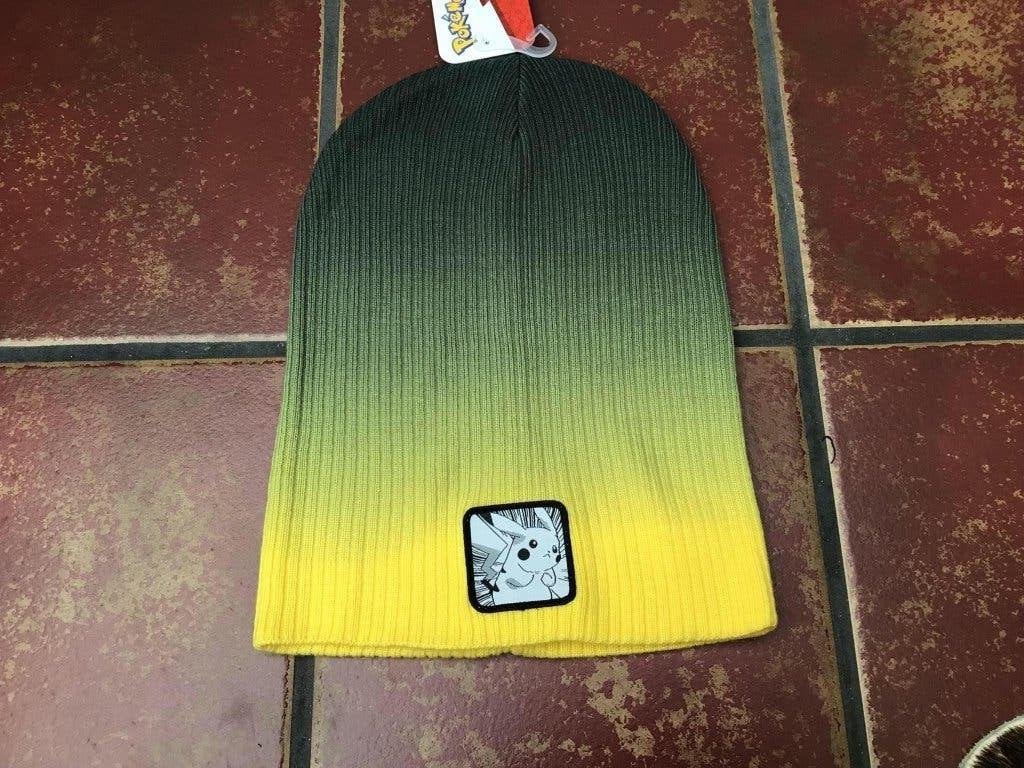 Pokémon Beanie Muts Pikachu Slouchy Geel nieuw, Emen, Nieuw, Overige maten, Ophalen of Verzenden