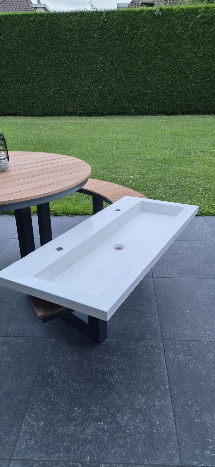 Wasbak, badkamer 120x50cm, Ophalen, 100 tot 150 cm, Zo goed als nieuw, Minder dan 25 cm