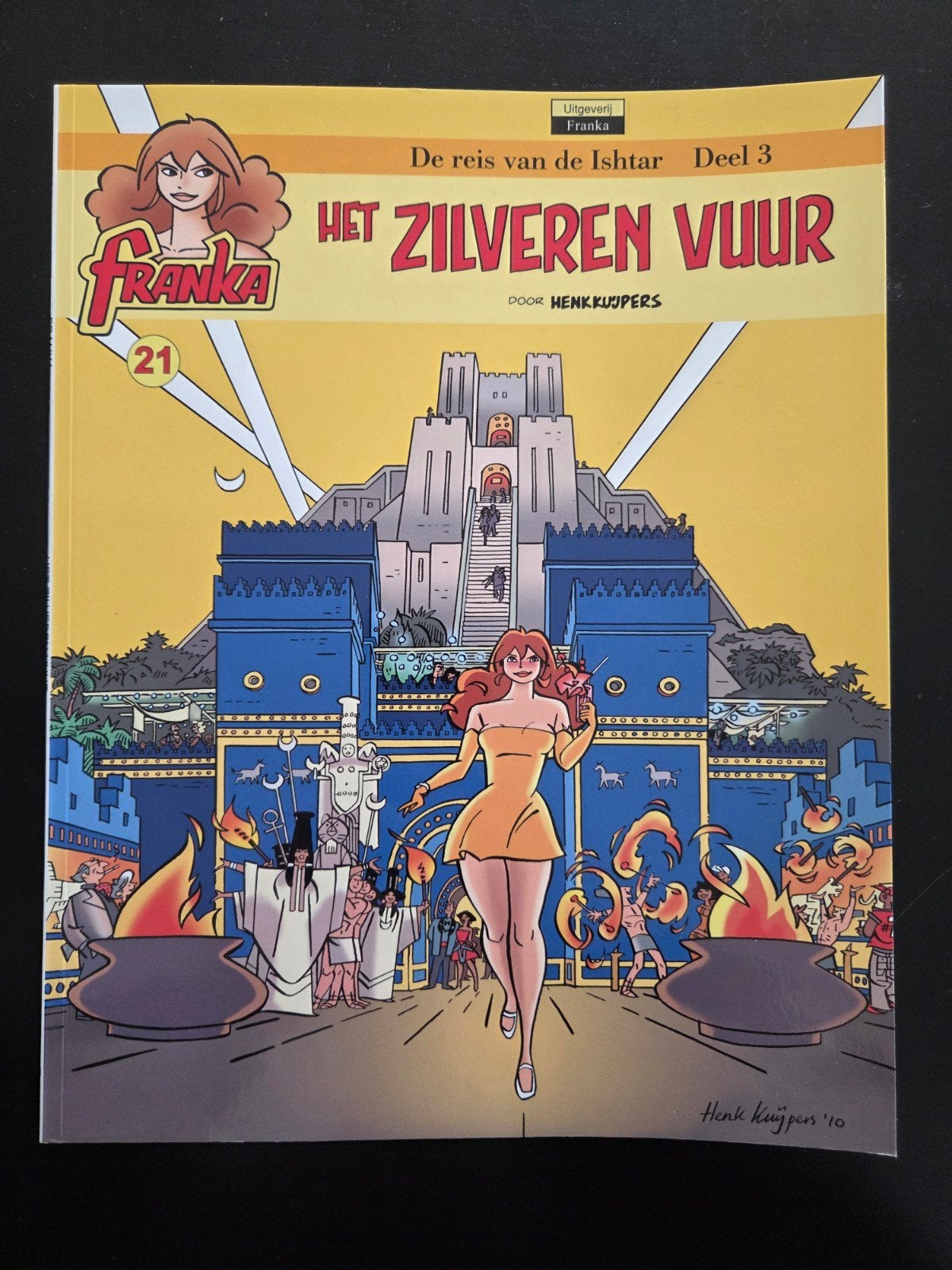 Henk Kuijpers - Het zilveren vuur, Boeken, Stripboeken, Eén stripboek, Ophalen of Verzenden, Zo goed als nieuw, Henk Kuijpers