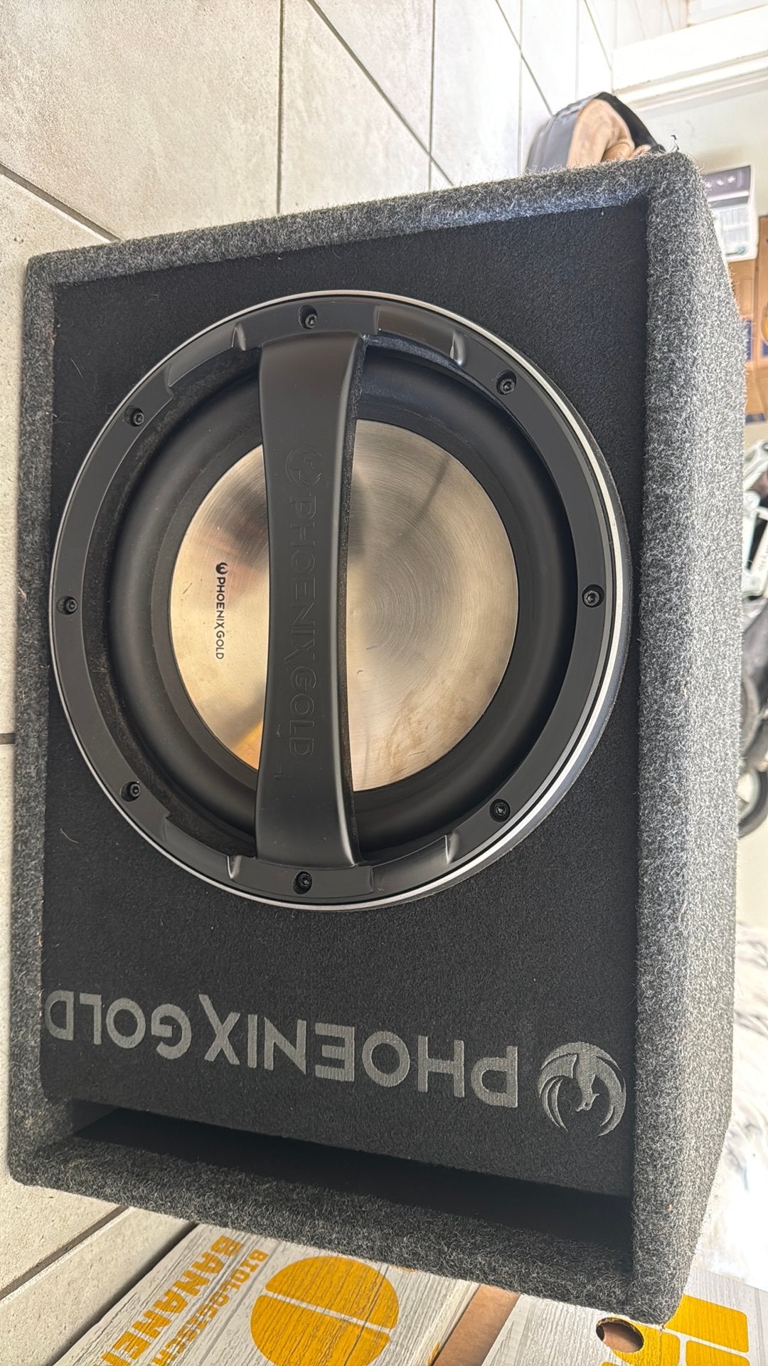 Phoenix Gold subwoofer, Ophalen, Zo goed als nieuw