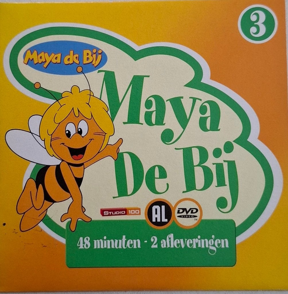 Maya de Bij DVD - Krasvrij - 2 Afleveringen, Animatie, Alle leeftijden, Tv-serie, Zo goed als nieuw