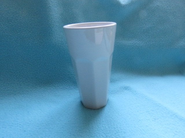 Vintage Ikea hoge melkbeker wit keramiek, Ophalen of Verzenden
