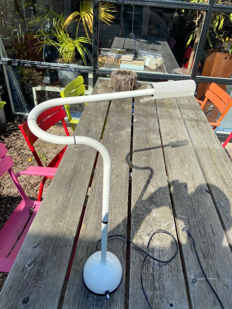 Hans Ansems Stringa bureaulamp vintage nineties Luxo, Huis en Inrichting, Ophalen, Gebruikt, 50 tot 75 cm, Modern Industrieel Vintage Memphis Design
