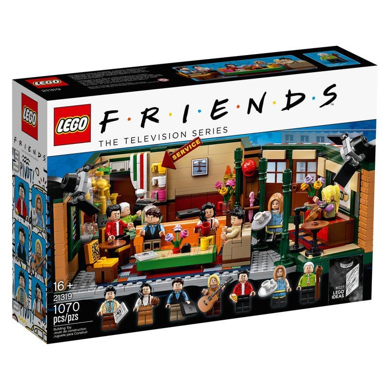 Lego FRIENDS Central Perk (21319) - Compleet met doos en boe, Lego, Ophalen of Verzenden, Compleet, Complete set