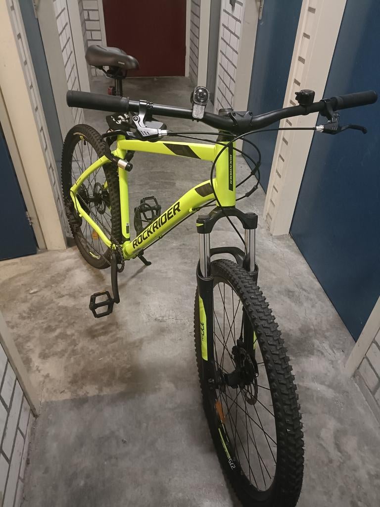 Rockrider ST 520 Mountainbike - Neon Geel, Ophalen