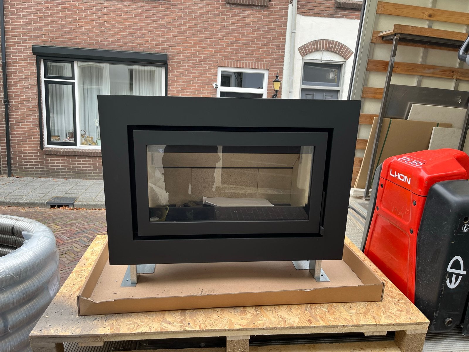 Barbas Unilux-7 75 Inbouwhaard - Nieuw, Huis en Inrichting, Ophalen, Nieuw, Inzethaard, Houthaard