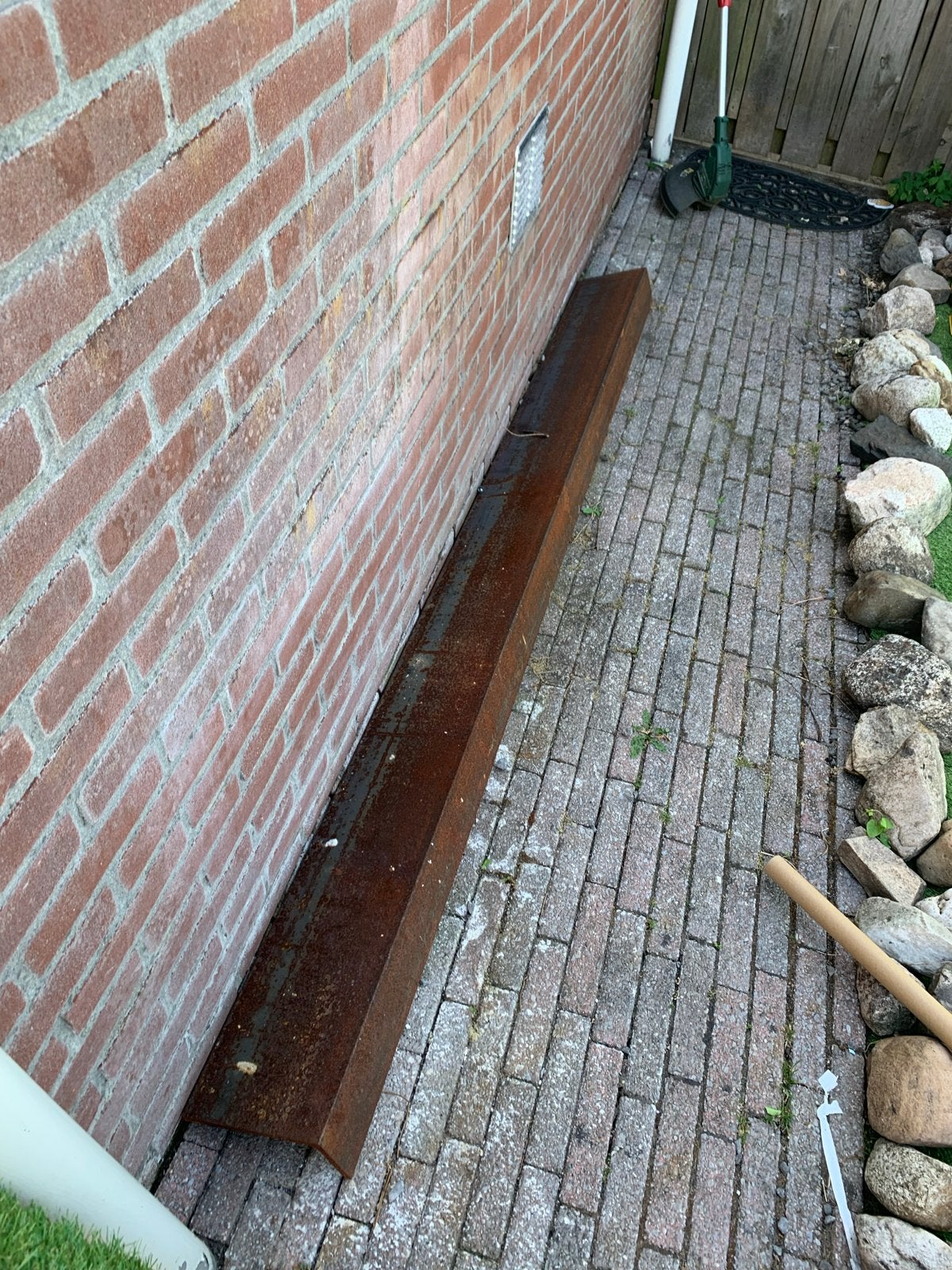 Stalen balk constructie L vorm 235x20, Ophalen, Zo goed als nieuw, IJzer