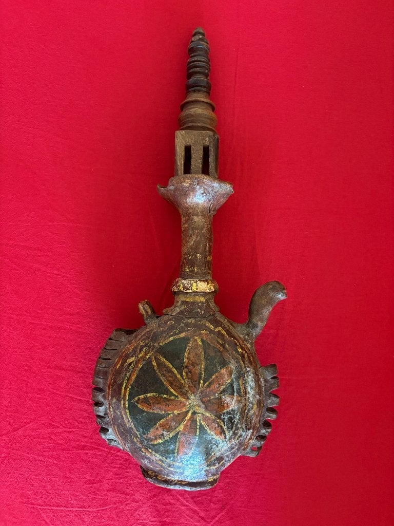 Antiek muziekinstrument snaarinstrument Yoruba Kabalash16 e, Ophalen of Verzenden