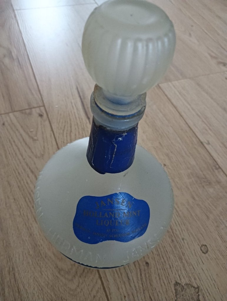 Antiek / Vintage likeurfles Herman Jansen -, Ophalen of Verzenden