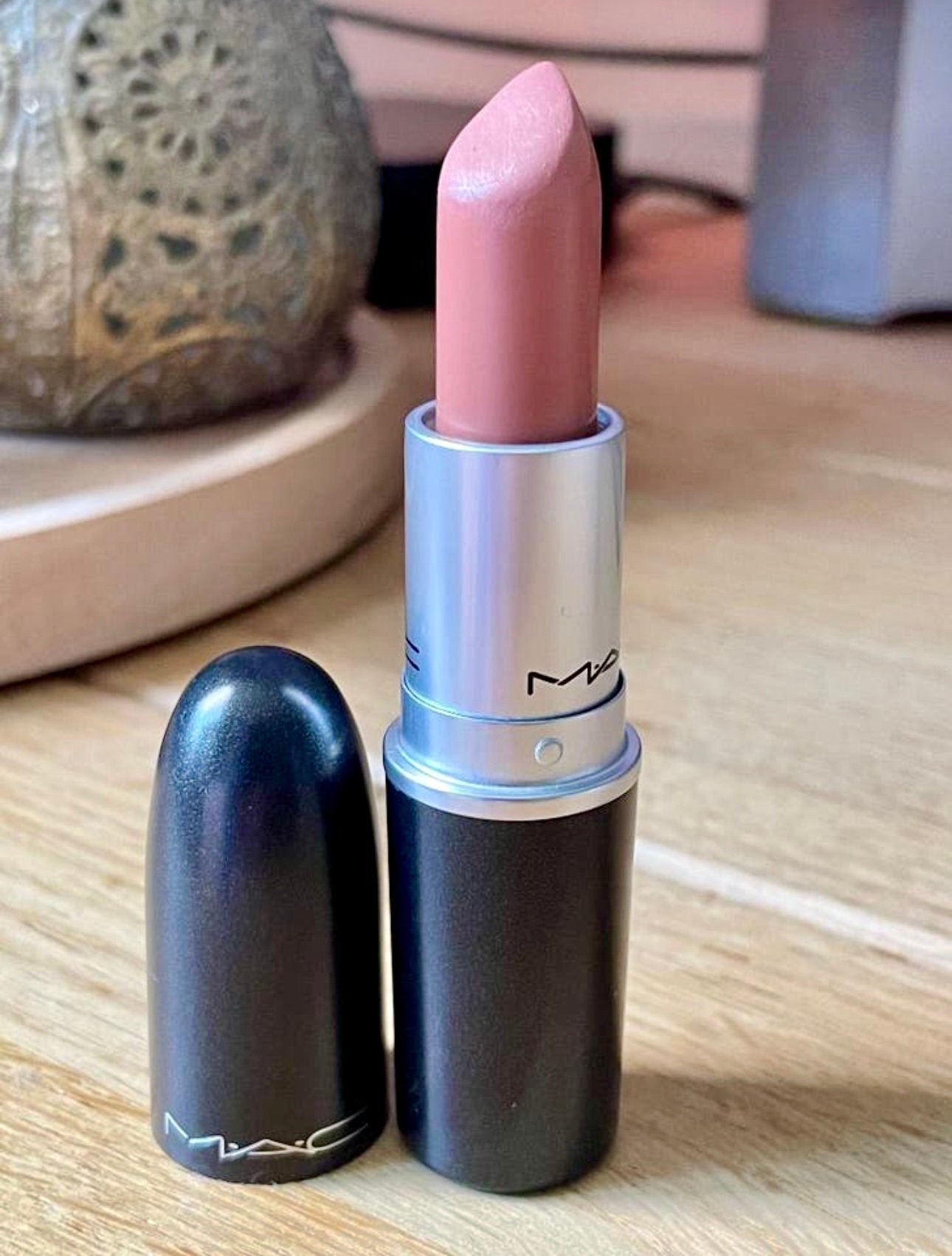 Mac lippenstift getest 631 Yash, Ophalen of Verzenden, Zo goed als nieuw, Lippen