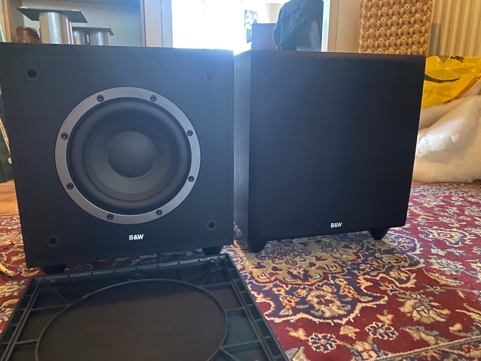 B&W ASW 300 x2, Ophalen of Verzenden, Zo goed als nieuw, Subwoofer, Overige merken