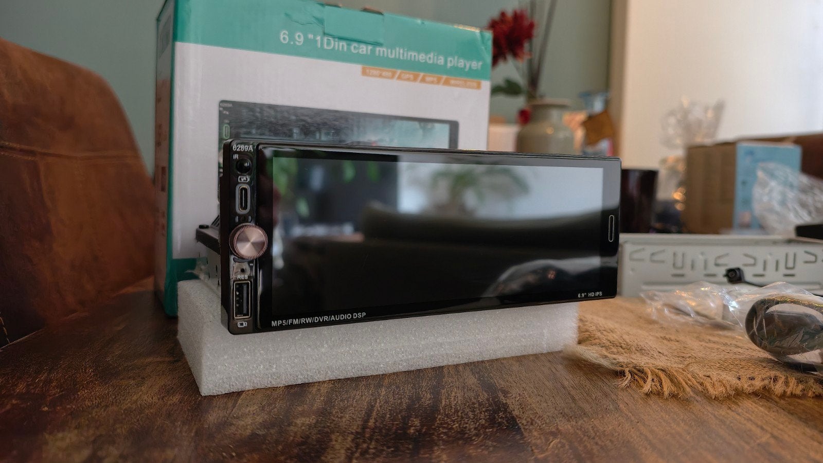 1DIN Android Autoradio met CarPlay & Android Auto, Ophalen of Verzenden, Nieuw
