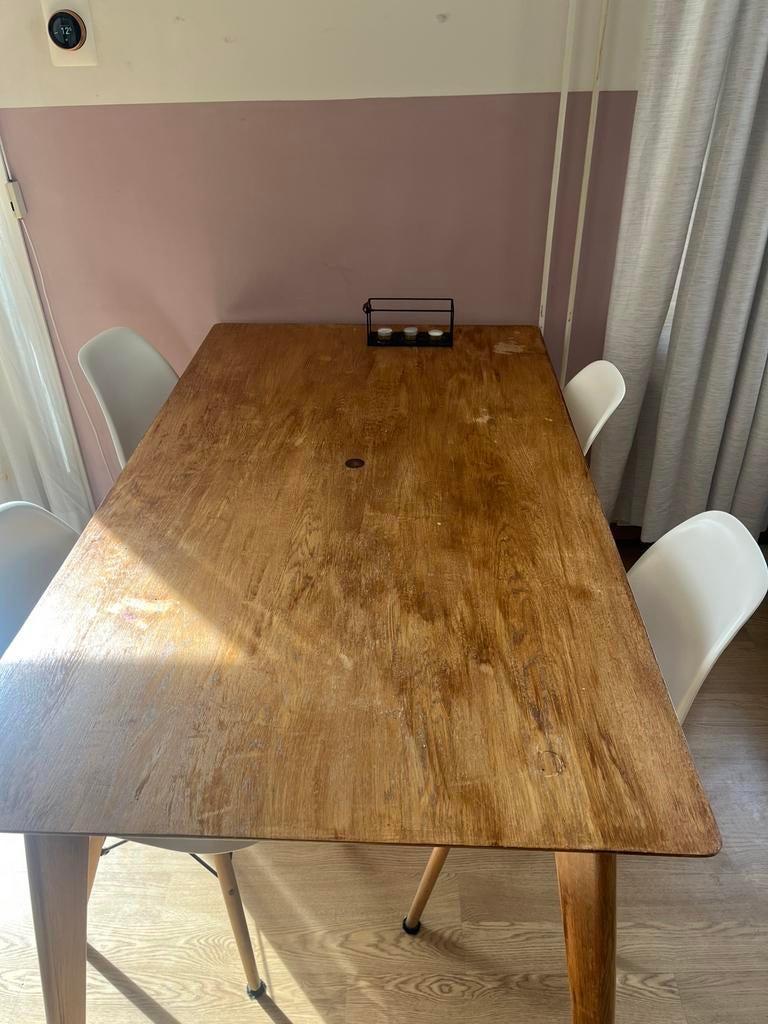 Jysk tafel 1.20m, Ophalen, Gebruikt, 100 tot 150 cm, 50 tot 100 cm