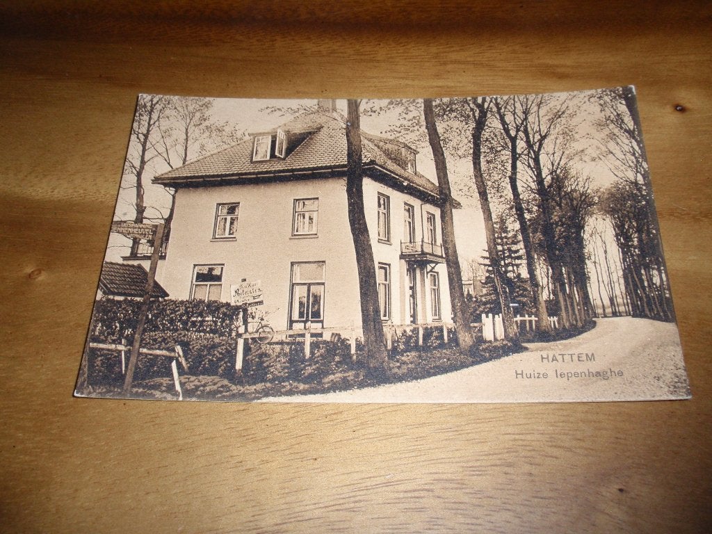 Hattem  Huize Iepenhaghe Uitg Nauta, Verzenden, 1920 tot 1940, Ongelopen, Gelderland