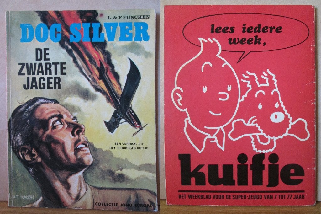 Doc Silver - De zwarte jager (SC), Boeken, Eén stripboek, Ophalen of Verzenden, Gelezen, Fred & Liliane Funcken